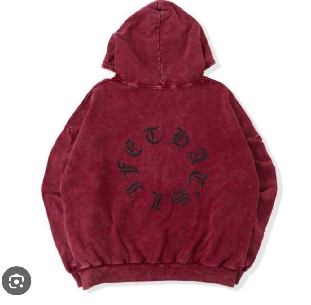 That's life スウェットパーカー バックプリント