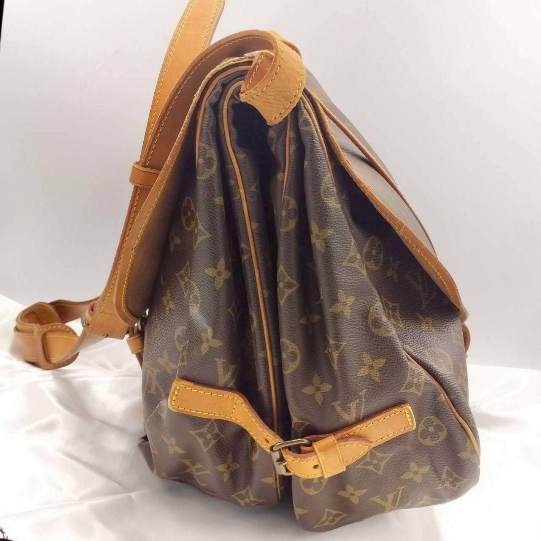 1238 ルイヴィトン ショルダーバッグ ソミュール35モノグラム