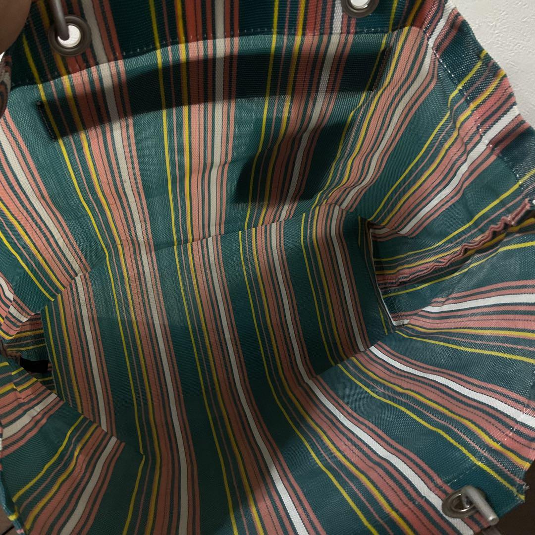 ☆開店セール☆ 使用数日 美品 マルニ フラワーカフェ ロゴ ハンドバッグ