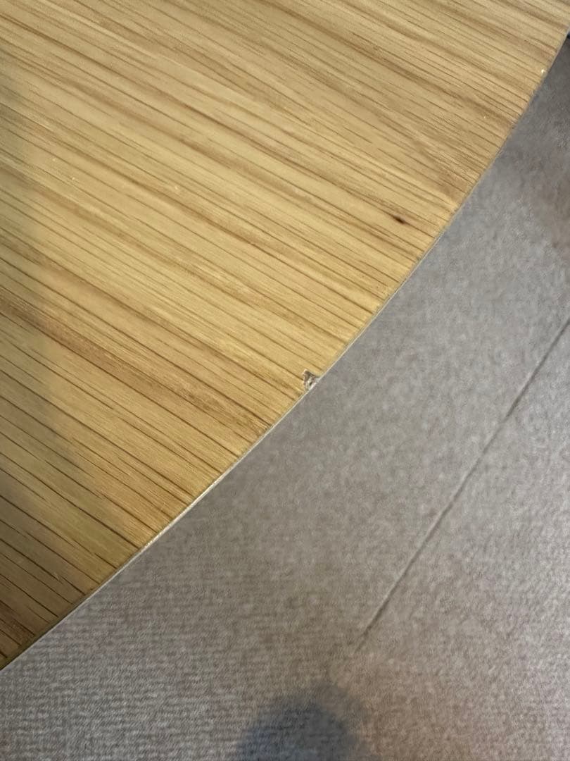 ナチュラルオーク 丸型ダイニングテーブル 108cm