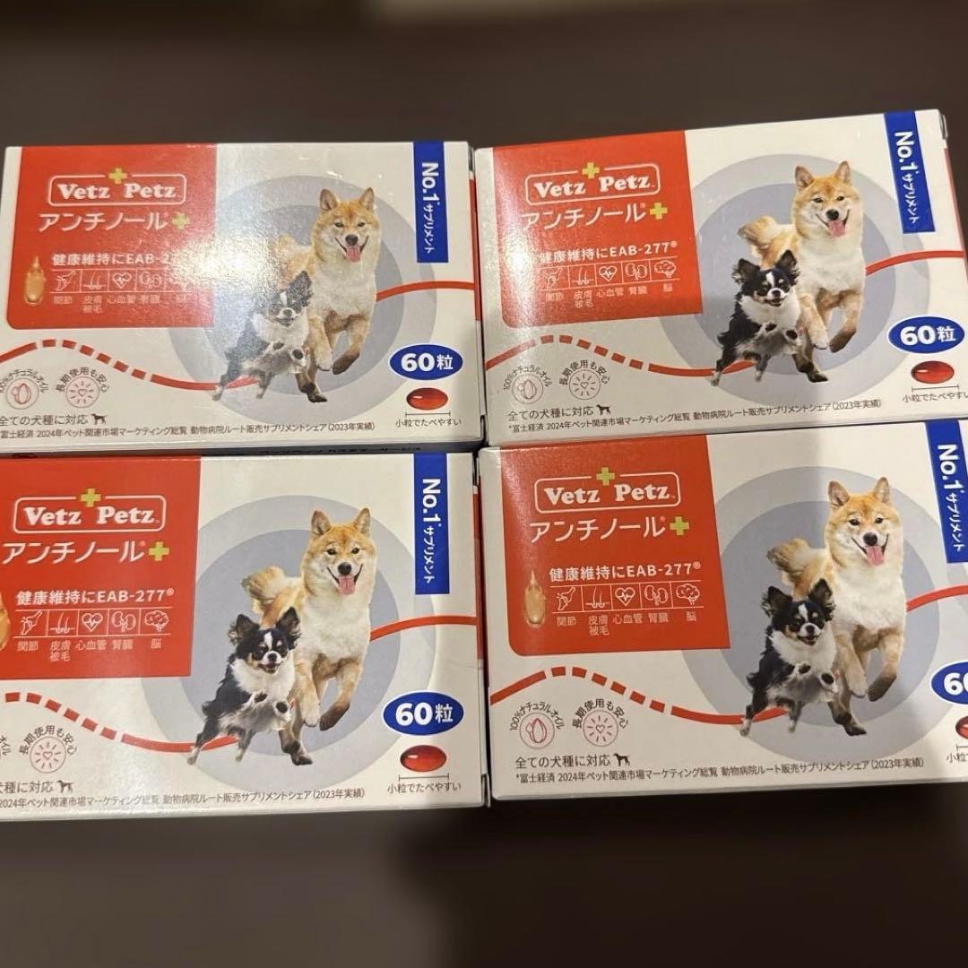 アンチノールプラス60粒4箱 - メルカリ