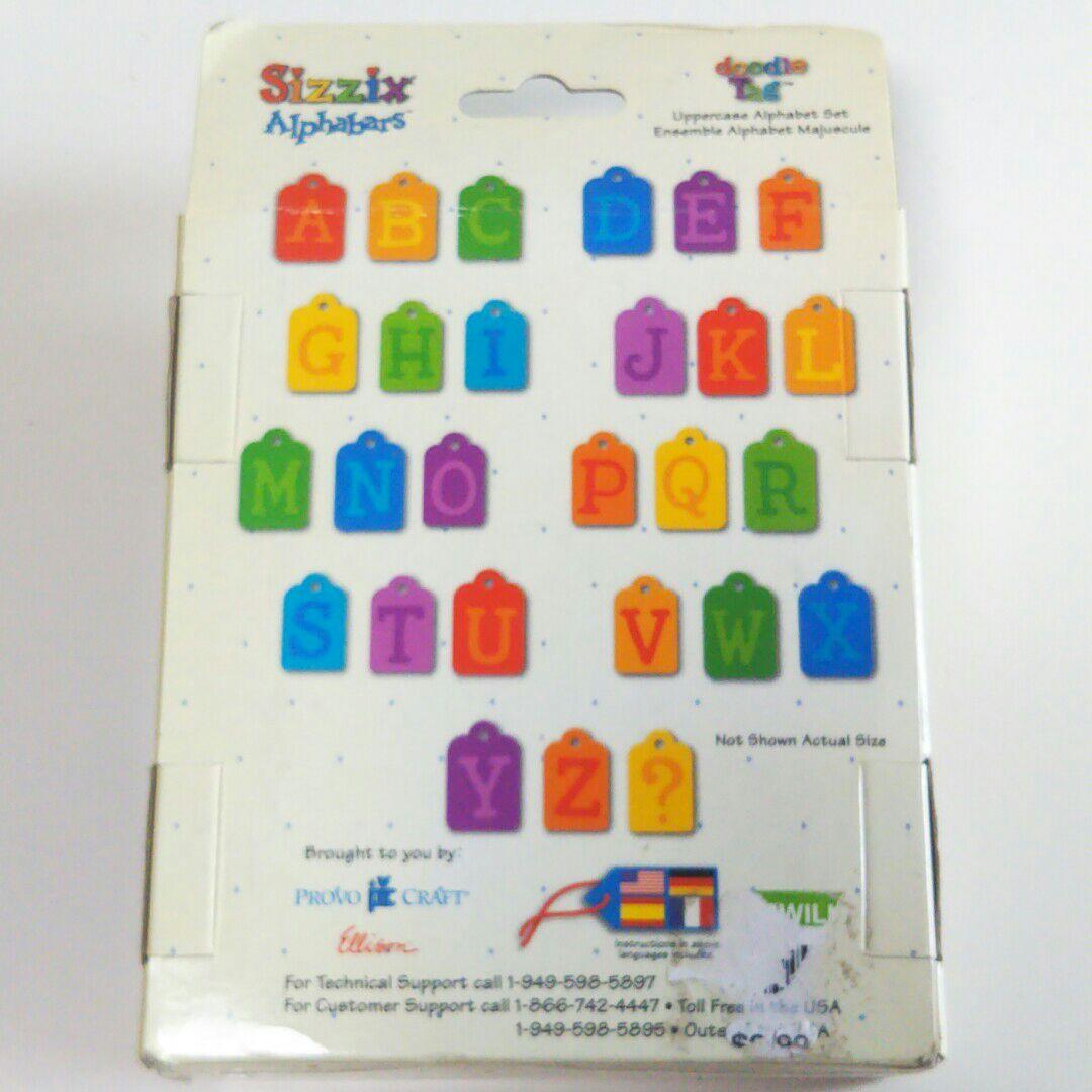 シジックス アルファベット ダイ タグ doodle tag 大文字 文房具・事務用品