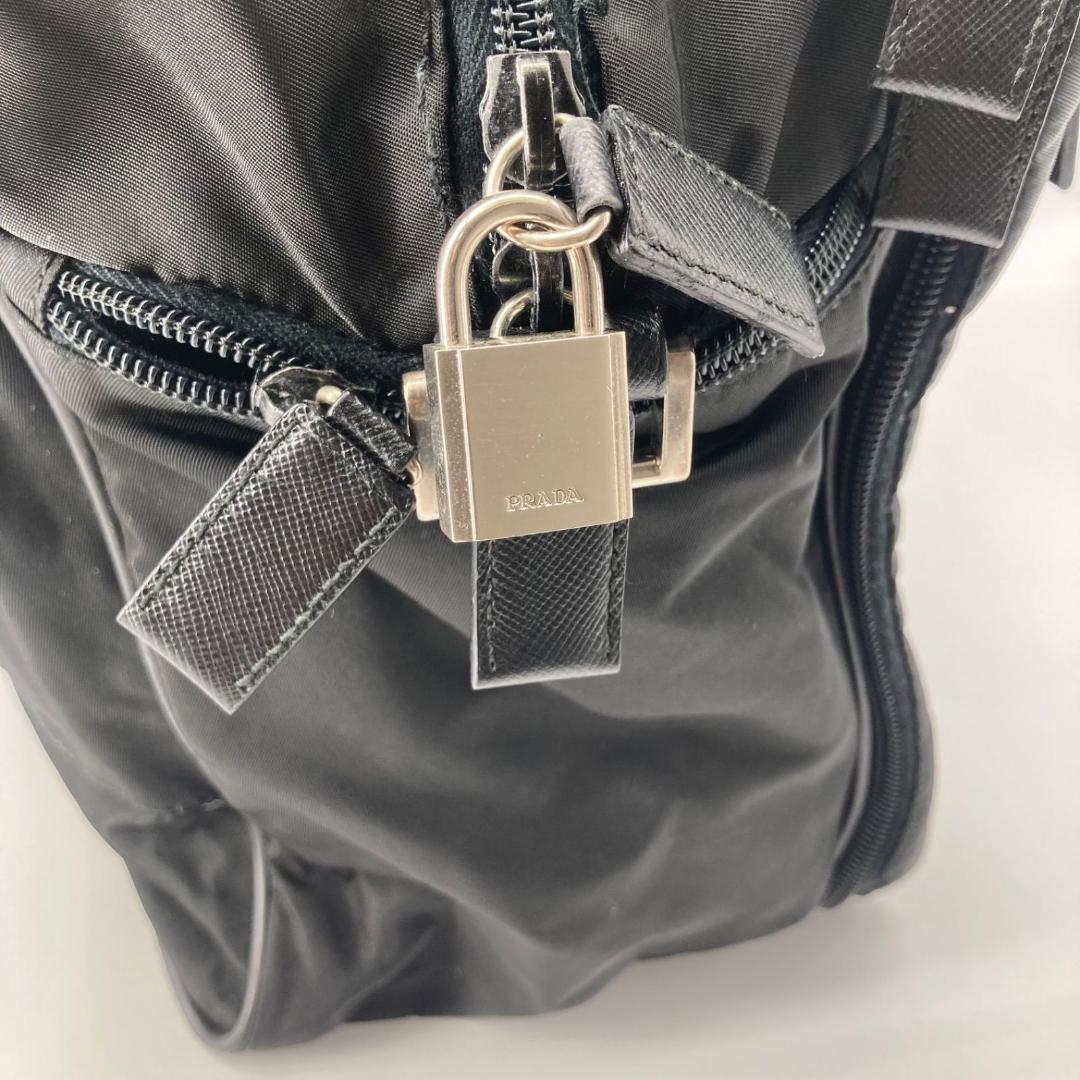 良品✨プラダ 三角ロゴ ブリーフケース ビジネスバッグ ナイロン 黒 ブラック
