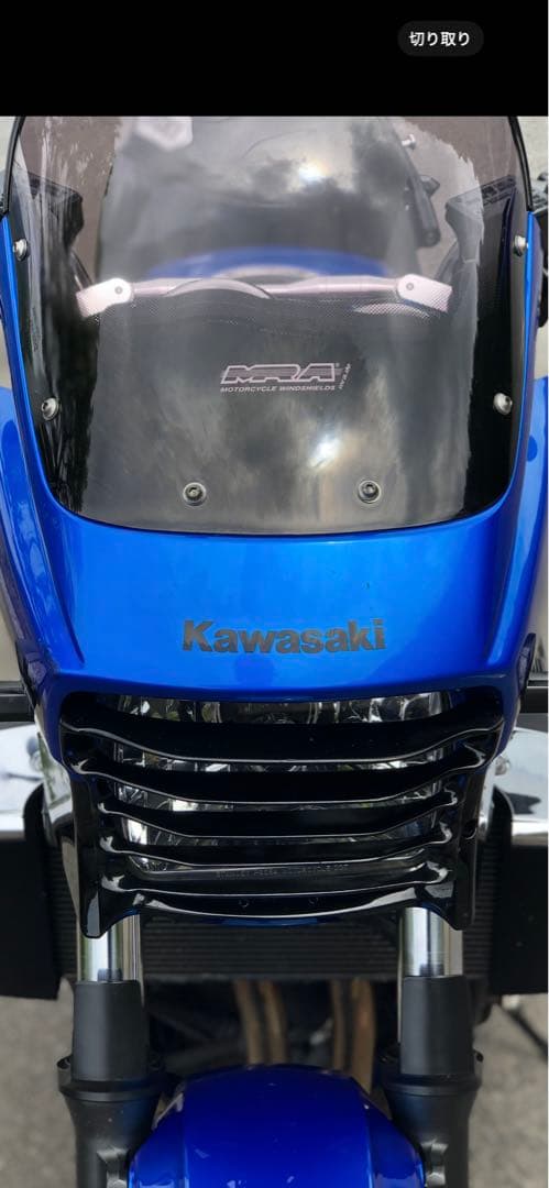 カワサキ ZRX1200 ダエグ 塗装済み ヘッドライト ルーバー - メルカリ