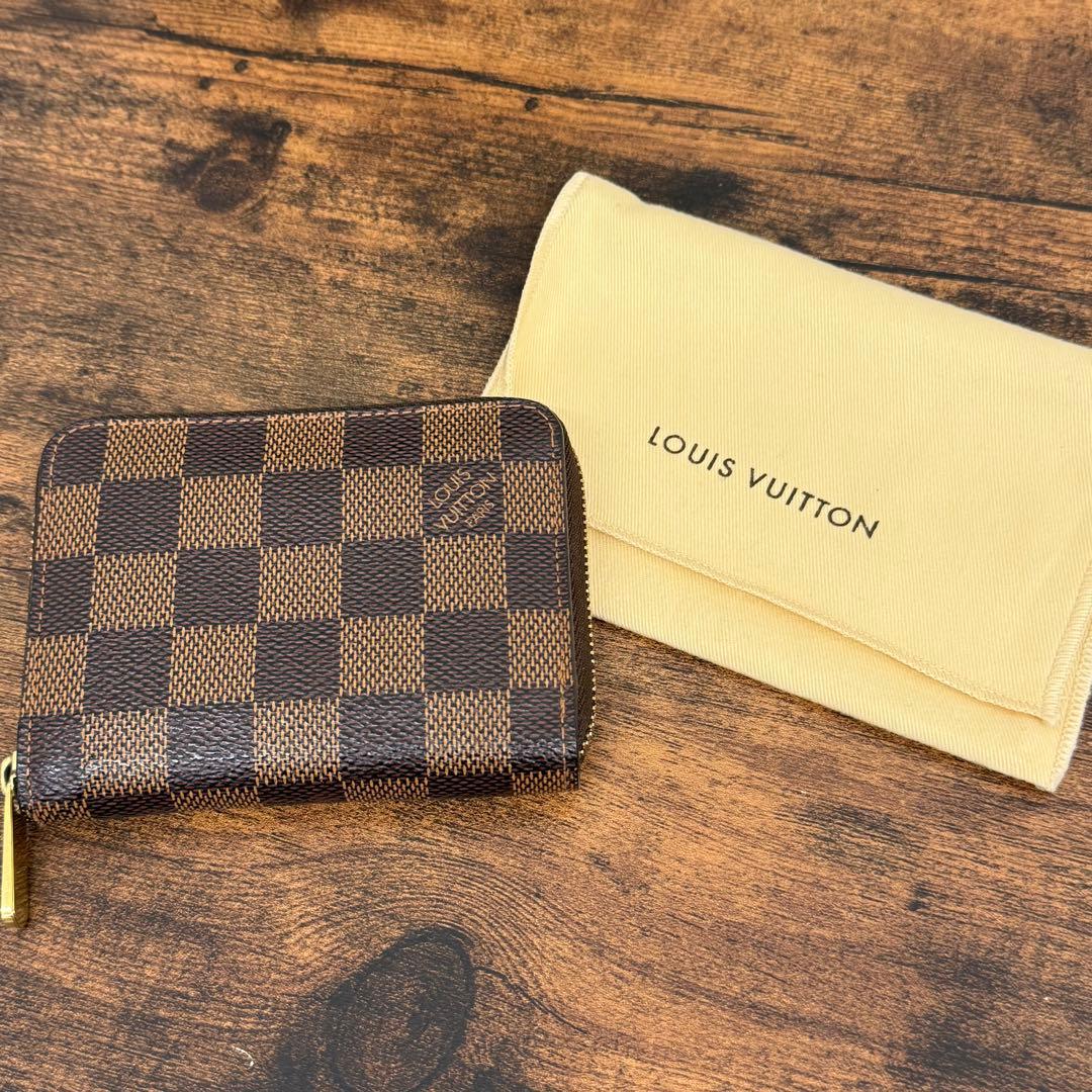 LOUIS VUITTON ルイヴィトン ダミエ ジッピー パース 財布