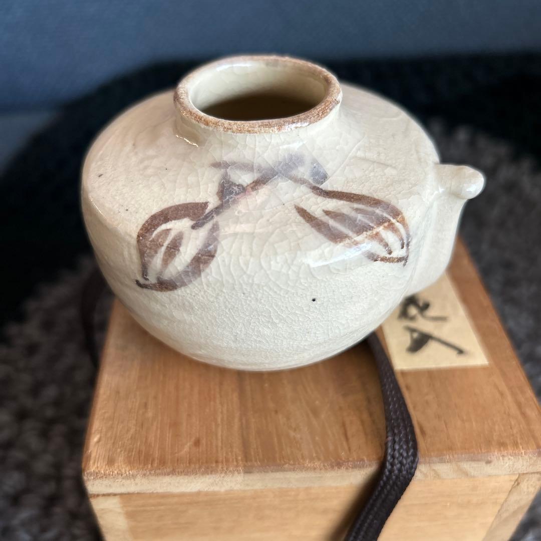 旧蔵中国骨董 【 唐白磁壺型一輪挿し花入】古くから中国で愛用