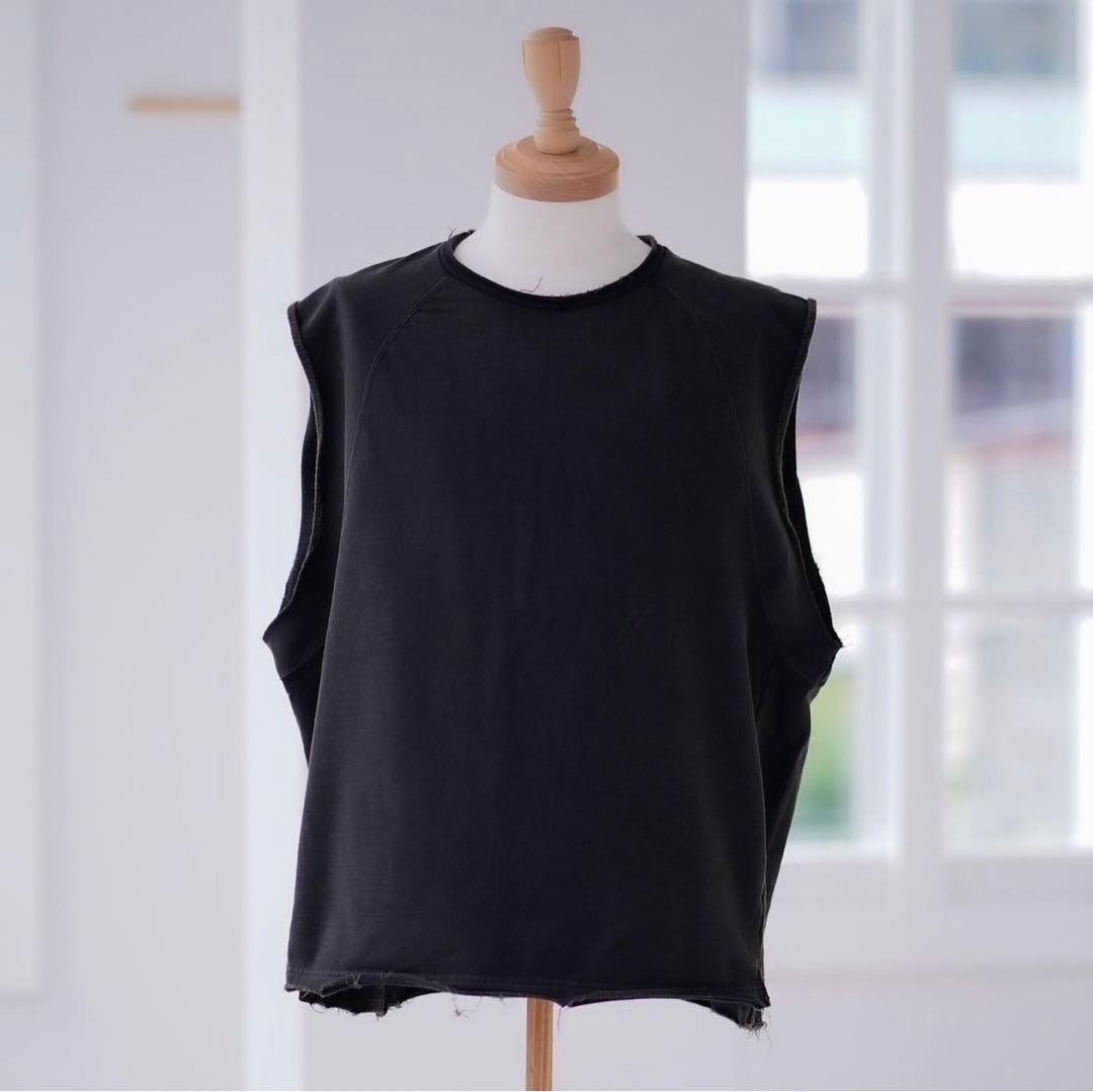 ancellm SLEEVELESS AGING T-SHIRT アンセルム