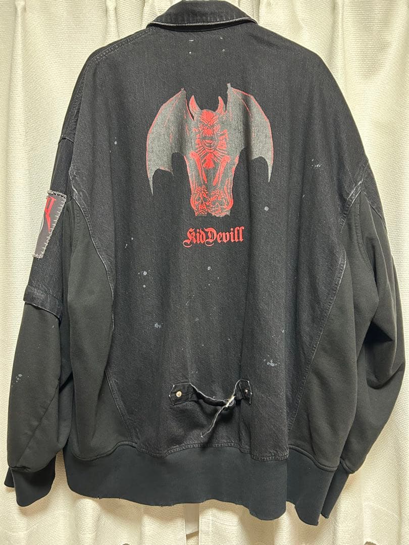 KIDILL 24ssカンフーデニムジャケット ブラック