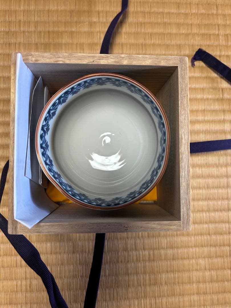 禅瑞 茶碗 三谷弘武】茶碗 茶道具 和食器 骨董 九谷焼 木箱 茶器 陶器 茶器