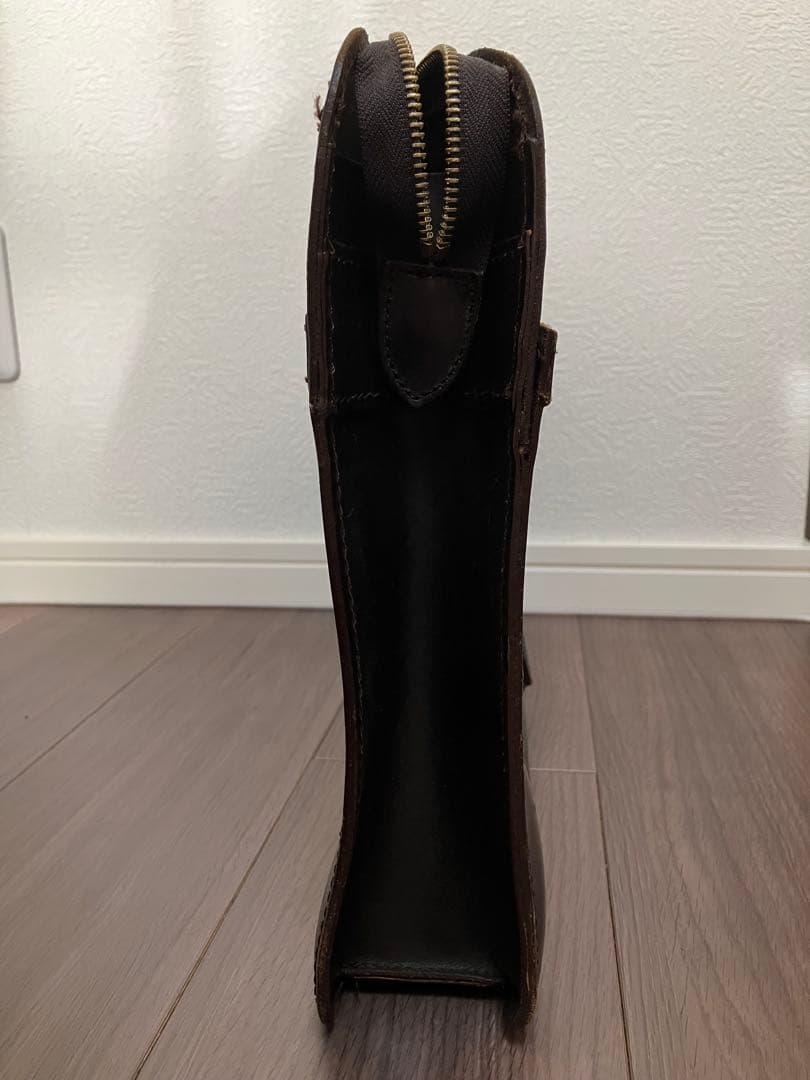 GLEN グレンロイヤル ブライドルレザー ブリーフケース ■美品