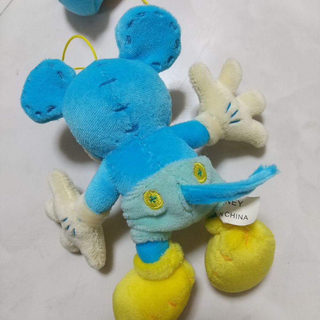 ディズニー　ミッキー　糸巻き　操り人形　ぬいぐるみ
