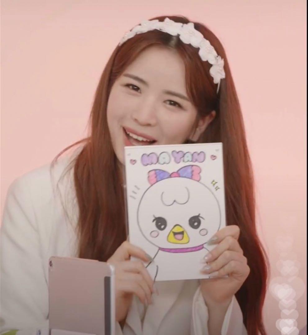 ト*3様 NiziU ASOBO リリース記念 サイン入りイラスト　マヤ