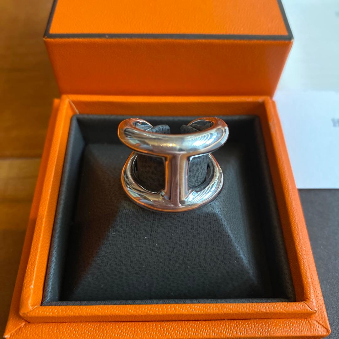 エルメス　オスモズGM　リング サイズ50 10号　シルバー　HERMES