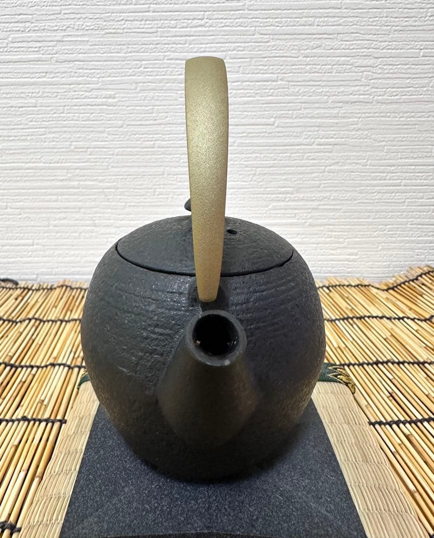 菊地保寿堂 奥山清行デザイン ティーポット まゆss 鉄瓶敷き おりがみ セット