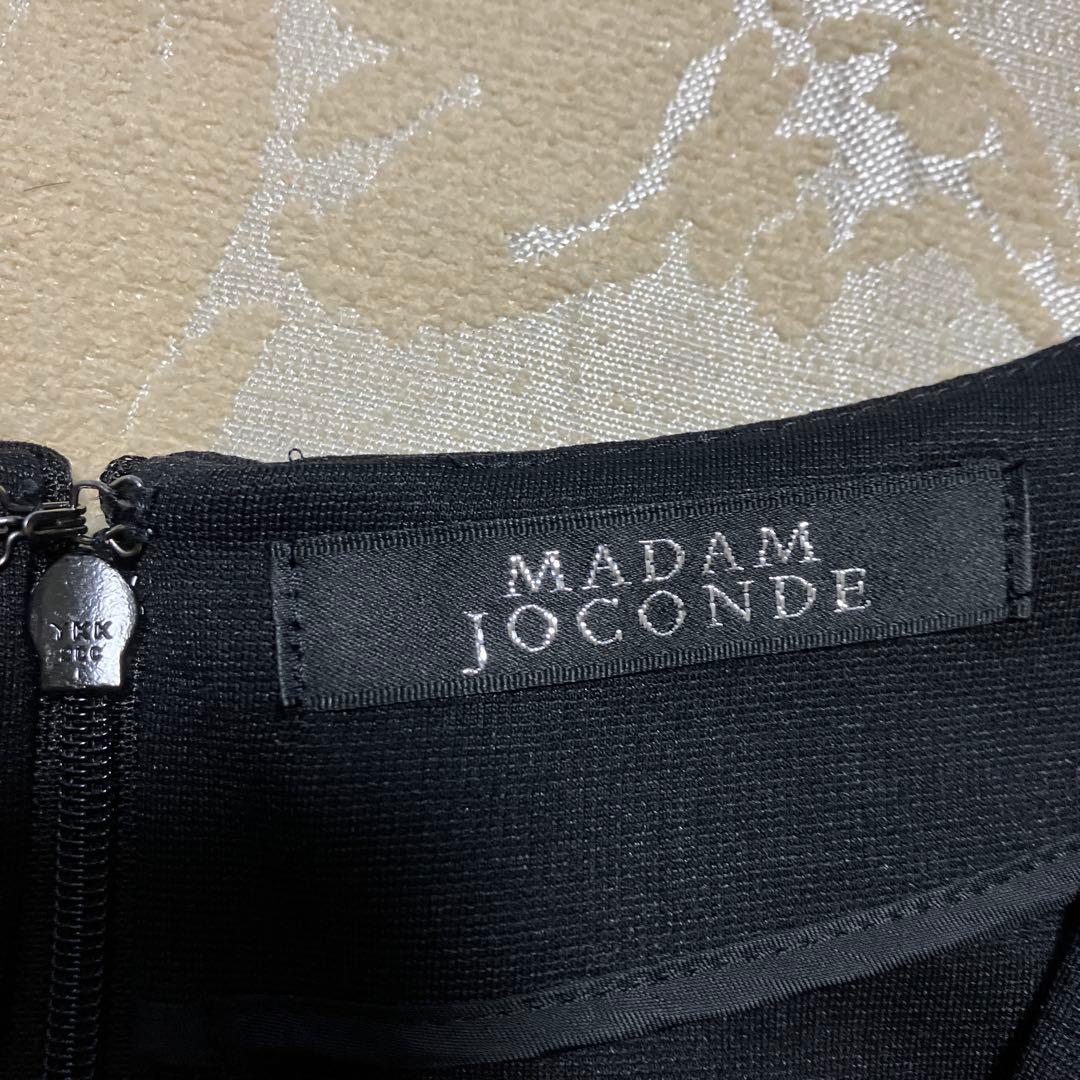 メイお値下げです❣️マダムジョコンダ黒カシュクールワンピース40