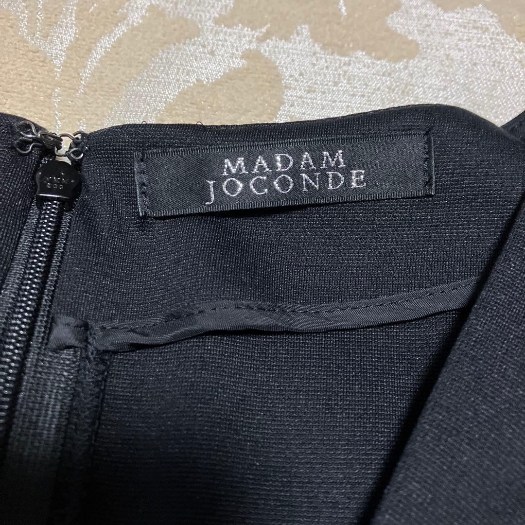 メイお値下げです❣️マダムジョコンダ黒カシュクールワンピース40