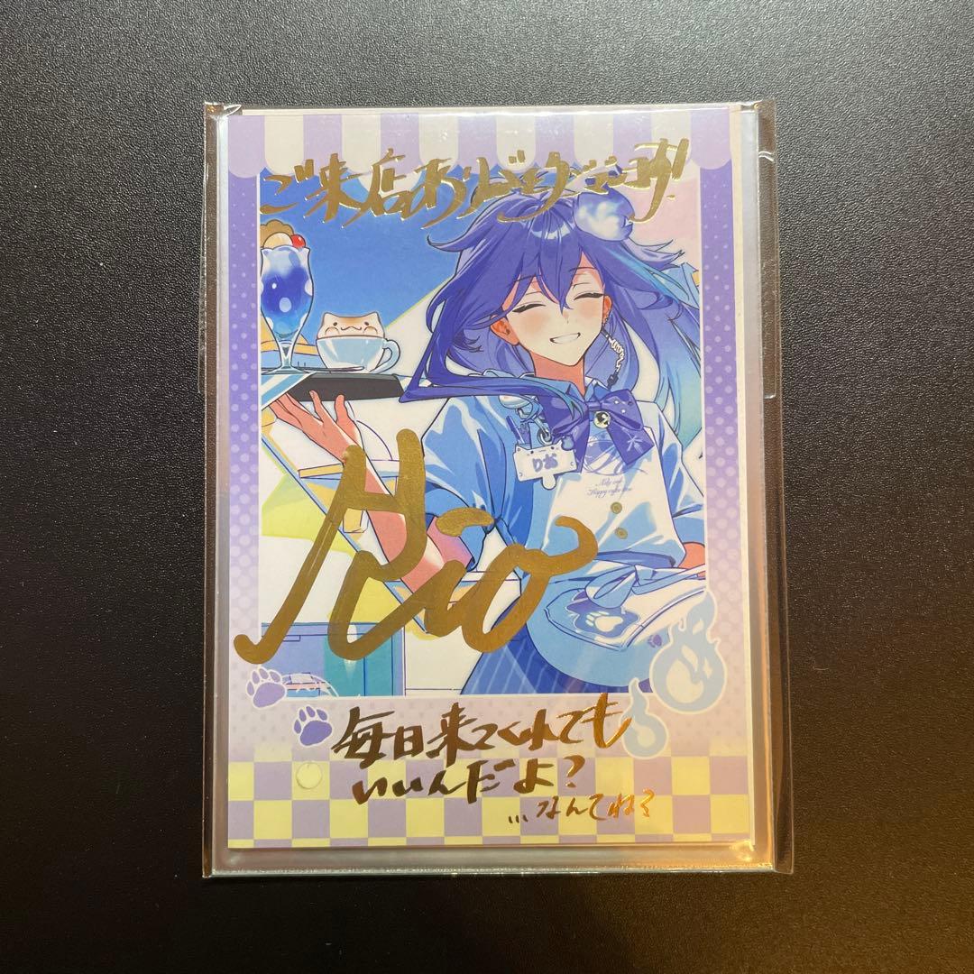 水無世燐央 新衣装記念2025 直筆サイン ブロマイド チェキ ホロライブ