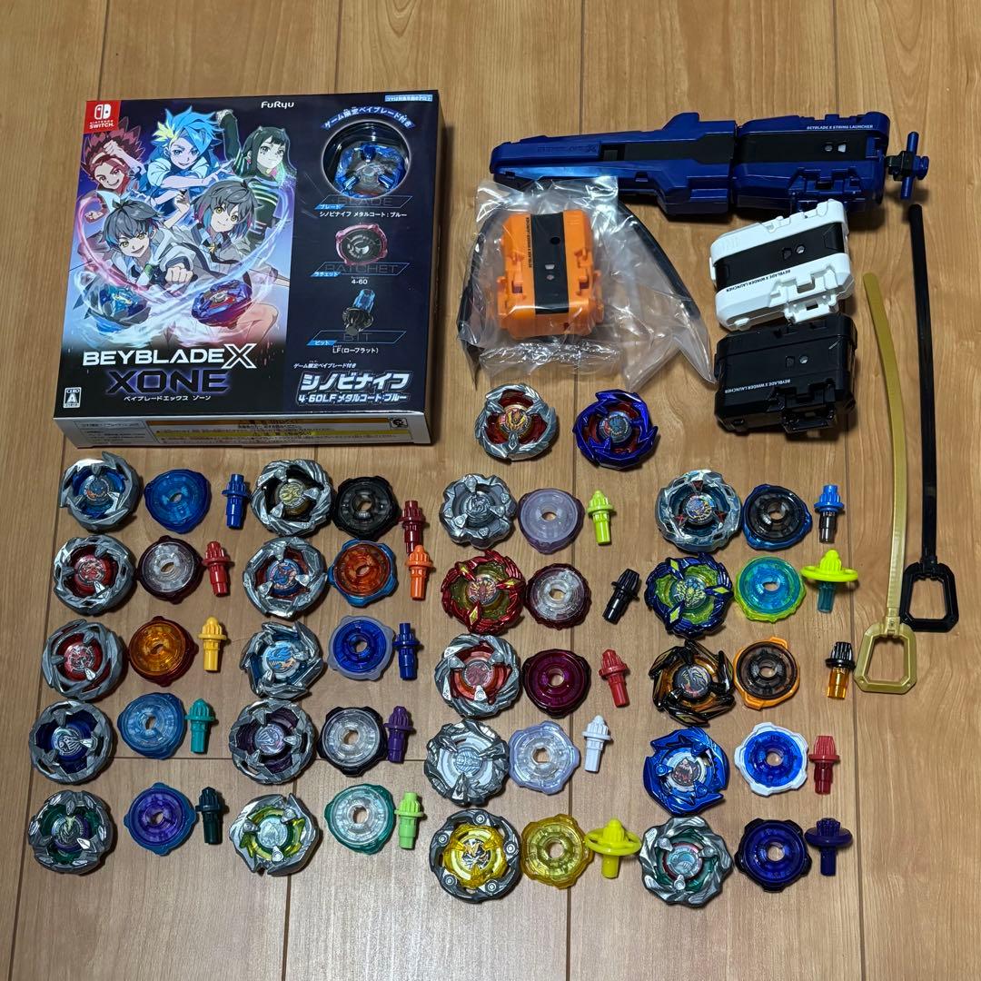 ベイブレードX 引退品まとめ売りセット 34個分