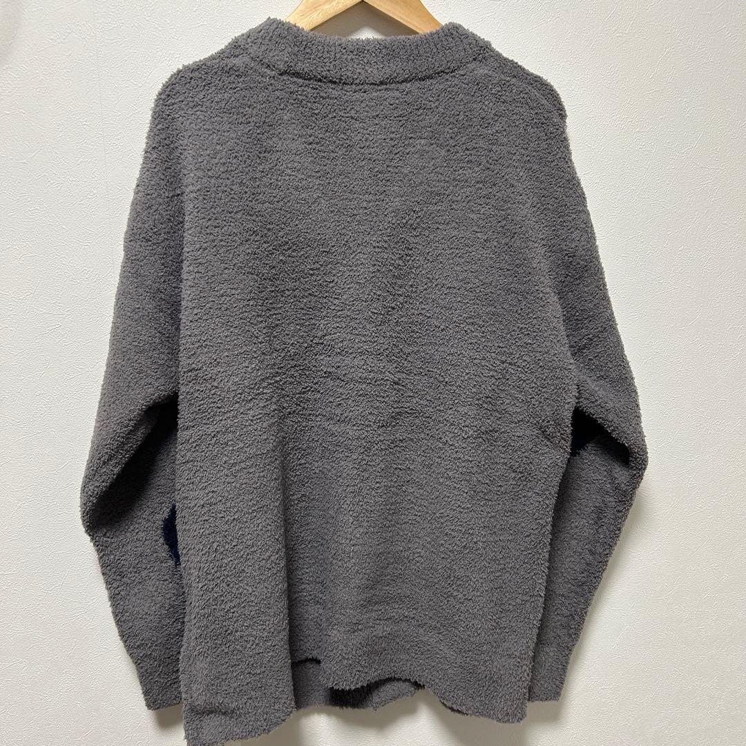 ジェラートピケ　ハート　カーディガン　ルームウェア　メンズ　レディース