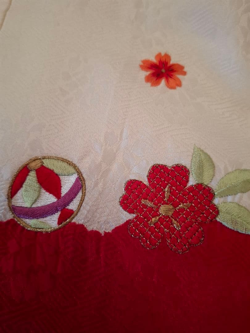 被布コート　正絹　絞り　女の子