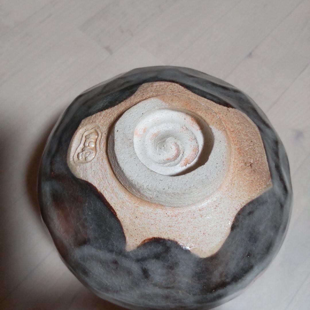 187【茶道具】吉向松月 赤茶碗