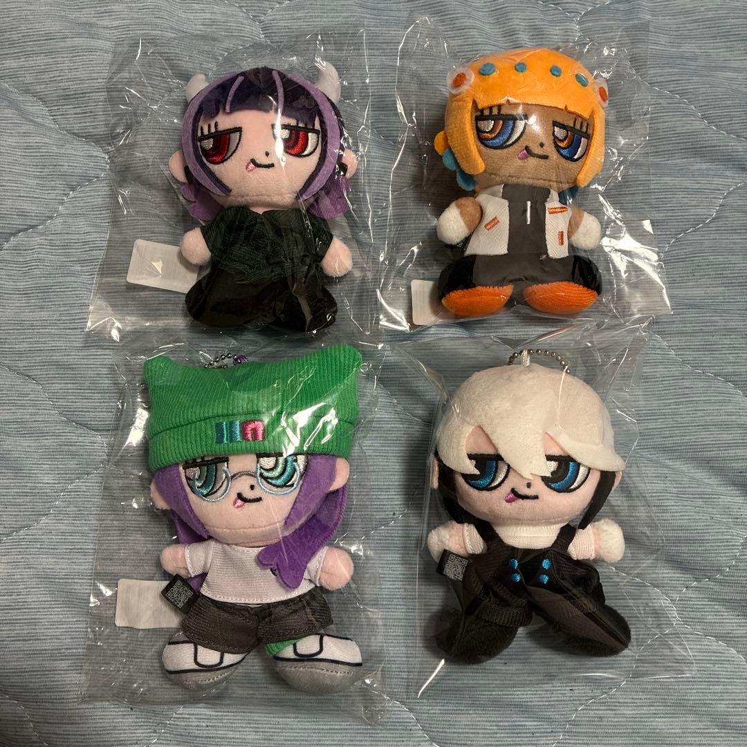 ずとまよ。 ニラちゃんミニぬいぐるみ 4個セット