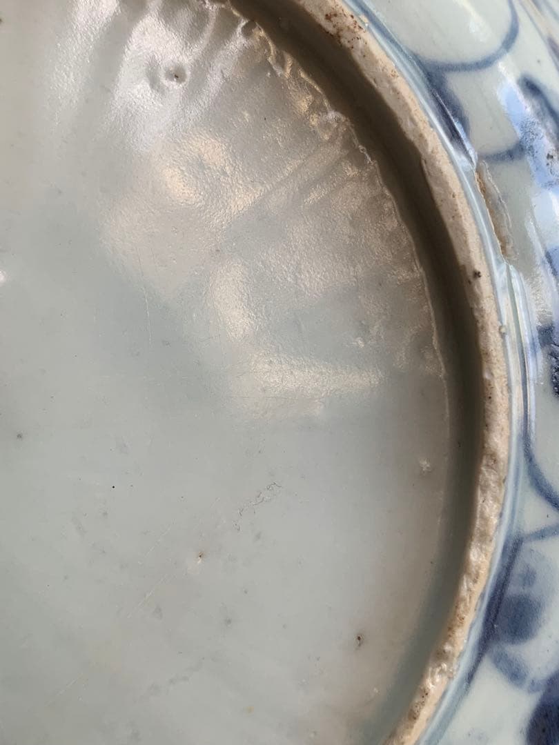 中国明時代早中期染付お皿