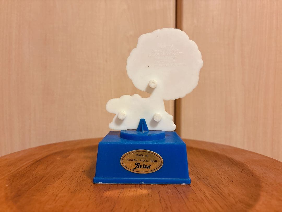 ビンテージ　スヌーピー　トロフィー　青台座