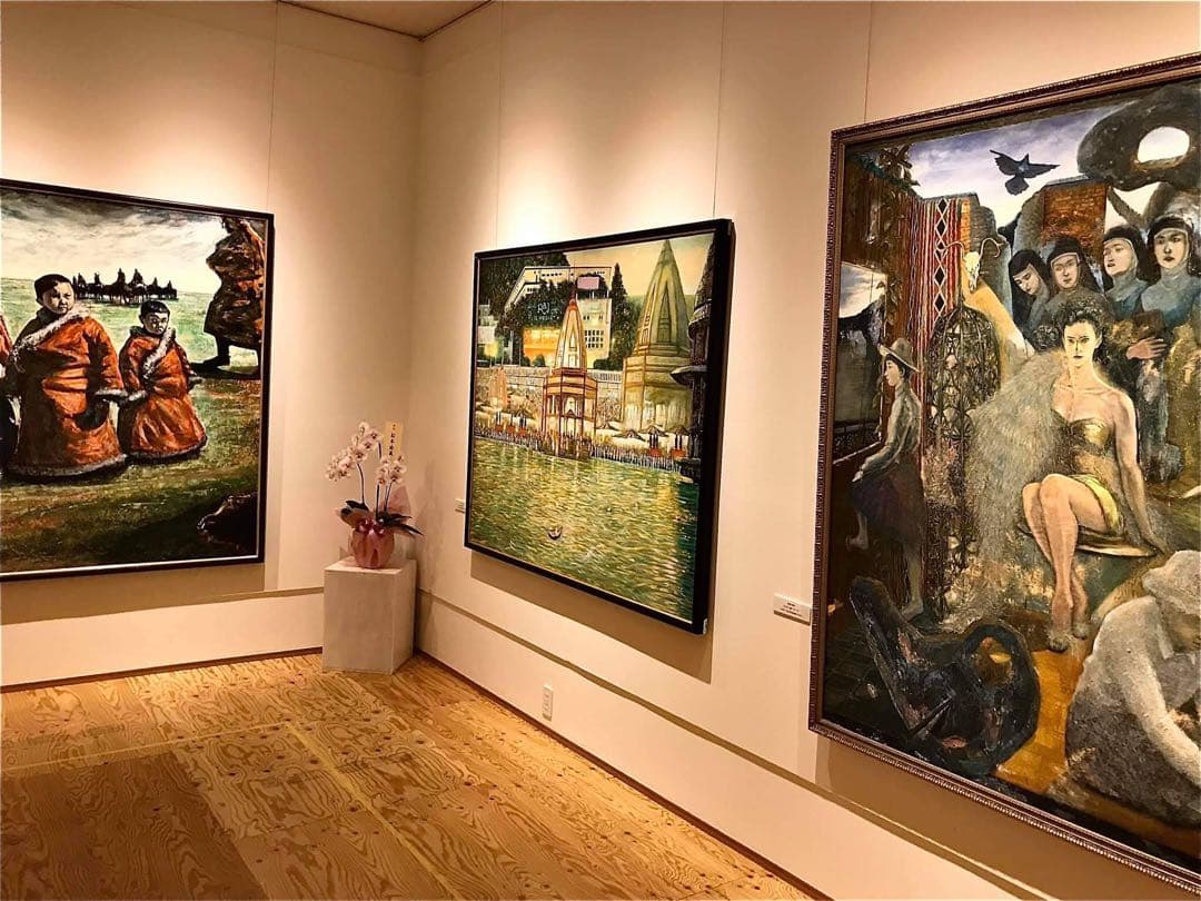 田村誠司 水彩画 花瓶の花