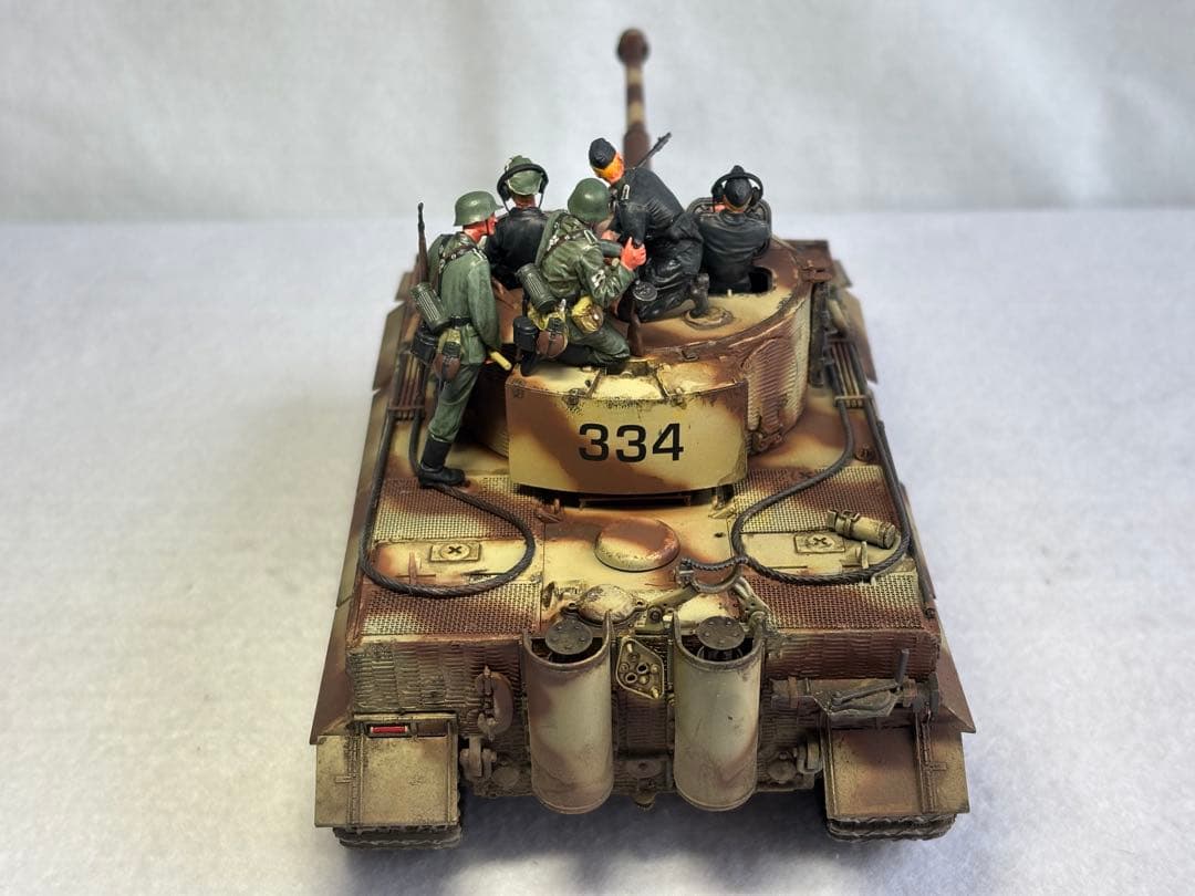 1／３５ドイツ陸軍タイガー1重戦車プラモデル完成品