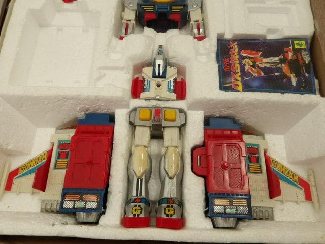 y4530！合金　クローバー　ガンダムDX合体セット　箱・説明書付き