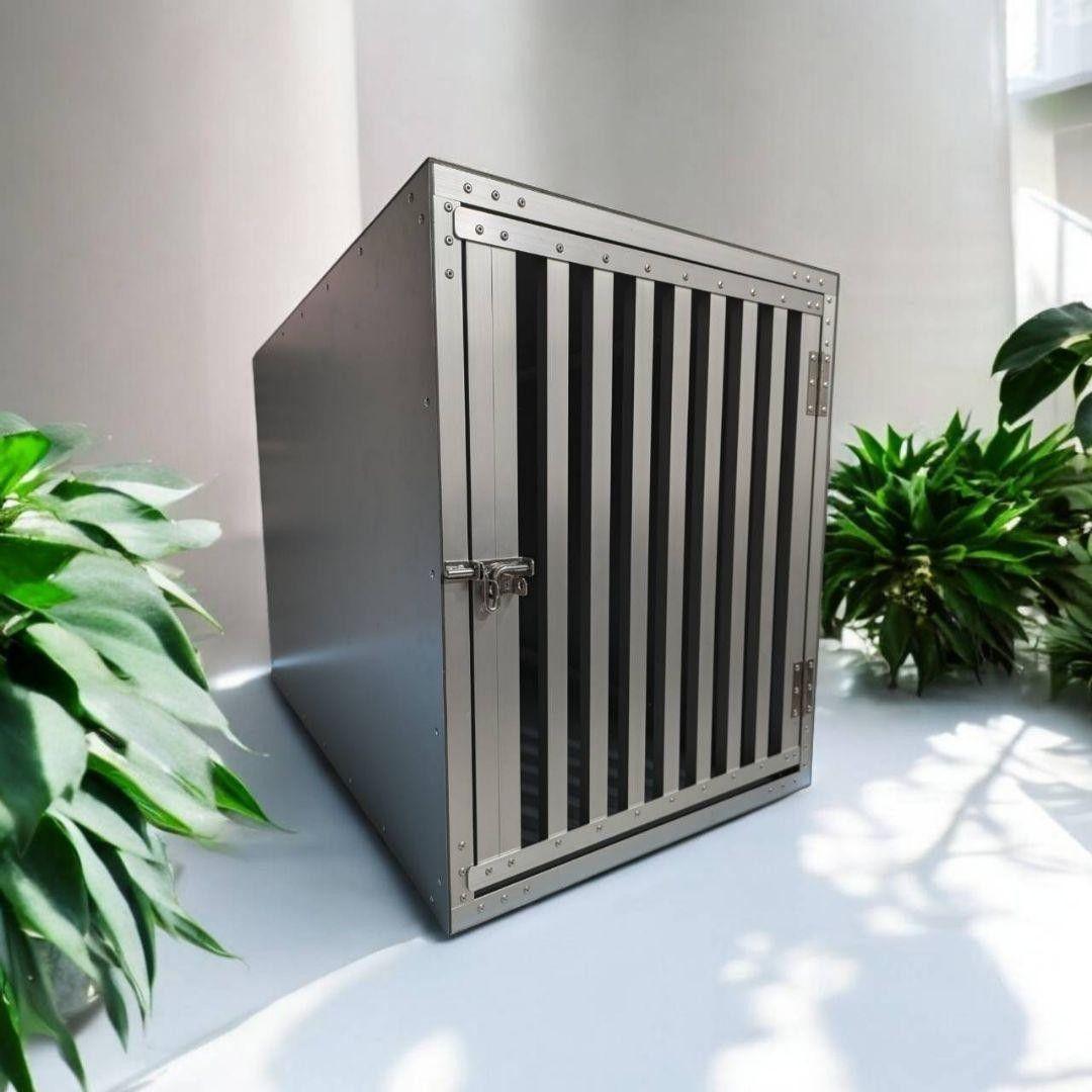 アルミドッグケージ ✳ 1頭用 幅45cm 奥行75cm 高さ53.5cm車載