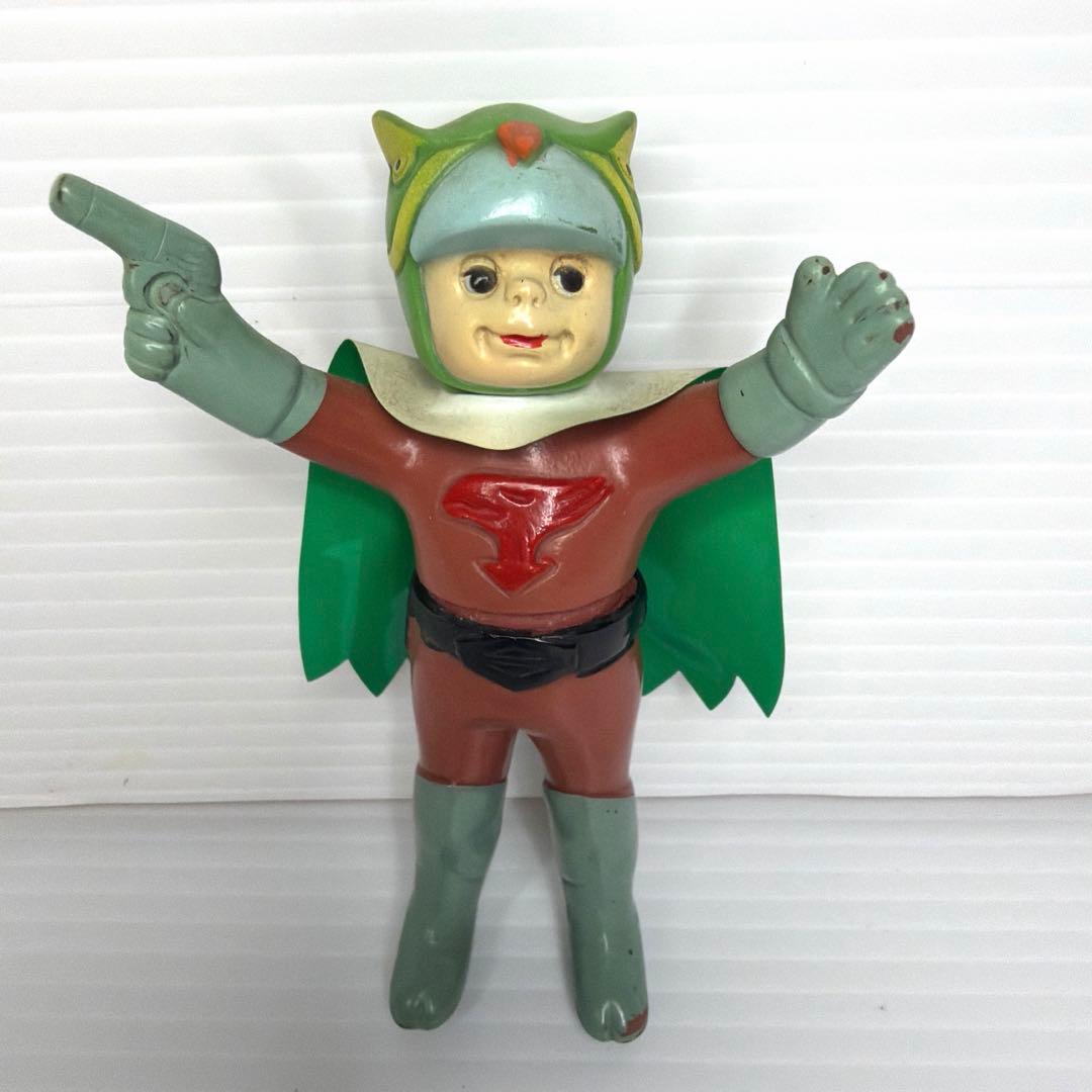 当時物 希少 レア ガッチャマン ソフビ 科学戦隊ガッチャマン みみずくの竜
