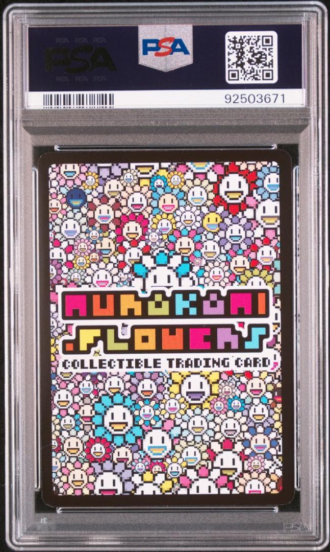 【PSA9】水面とドクロ顔  (日本語版/SR) 108フラワーズ　村上隆