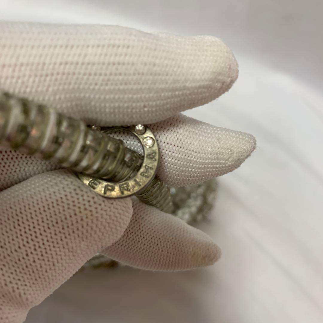 アンテプリマ美品希少シルバー ビーズ ハンドバッグ