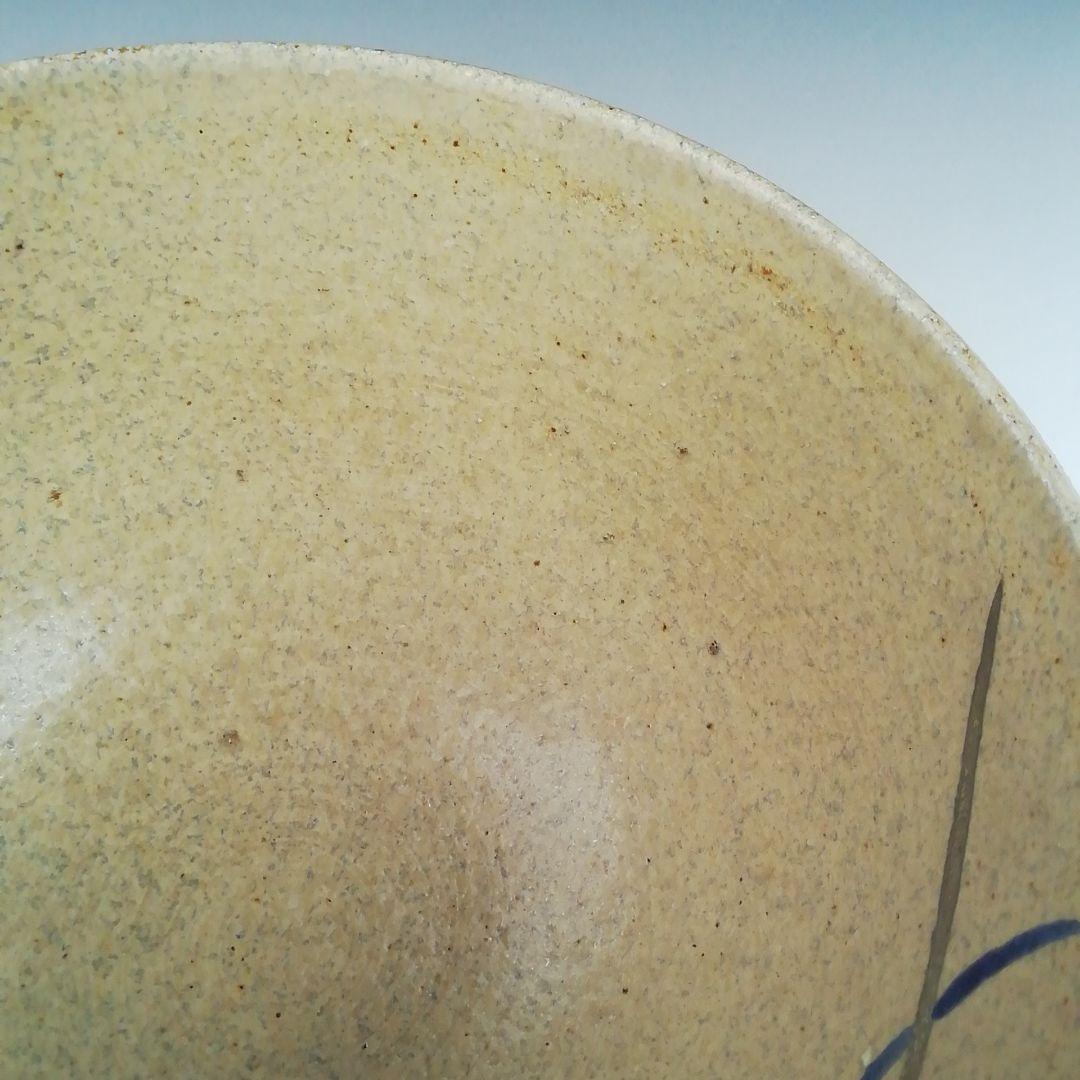 T423 茶碗 『伊羅保 紫陽花』『大石督幸 造』 共箱 抹茶碗 茶道具