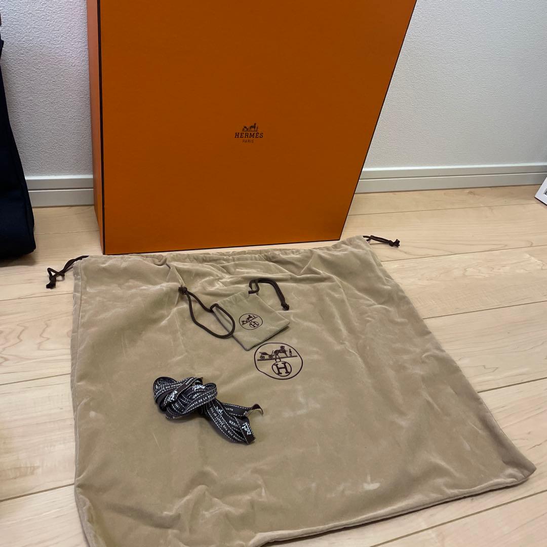 Hermès HERBAG ブラックショルダーバッグ　エールバック