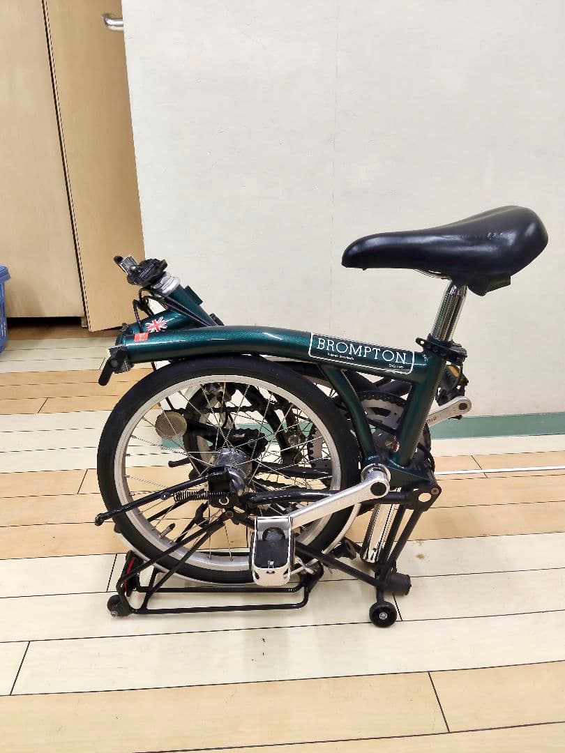 ブロンプトン・BROMPTON 折りたたみ自転車 グリーン