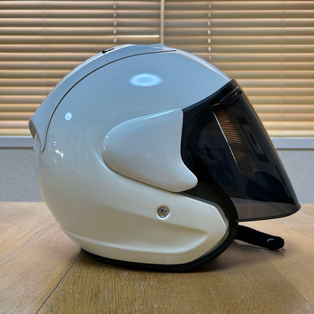 Arai SZ-Ram II ホワイト ジェットヘルメット スモークシールド