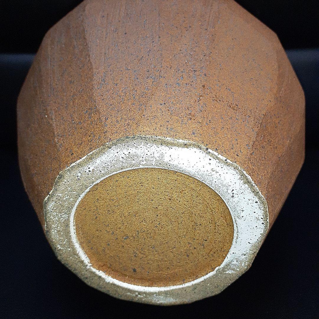 出西窯花瓶 面取り 希少花瓶 新品未使用 茶系 #出西窯 #昭和 - メルカリ