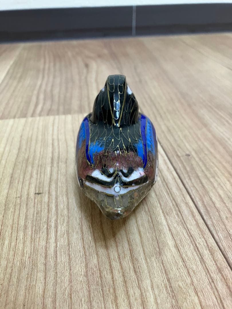 水鳥陶器オブジェ置物インテリア工芸品美術品古物古美術