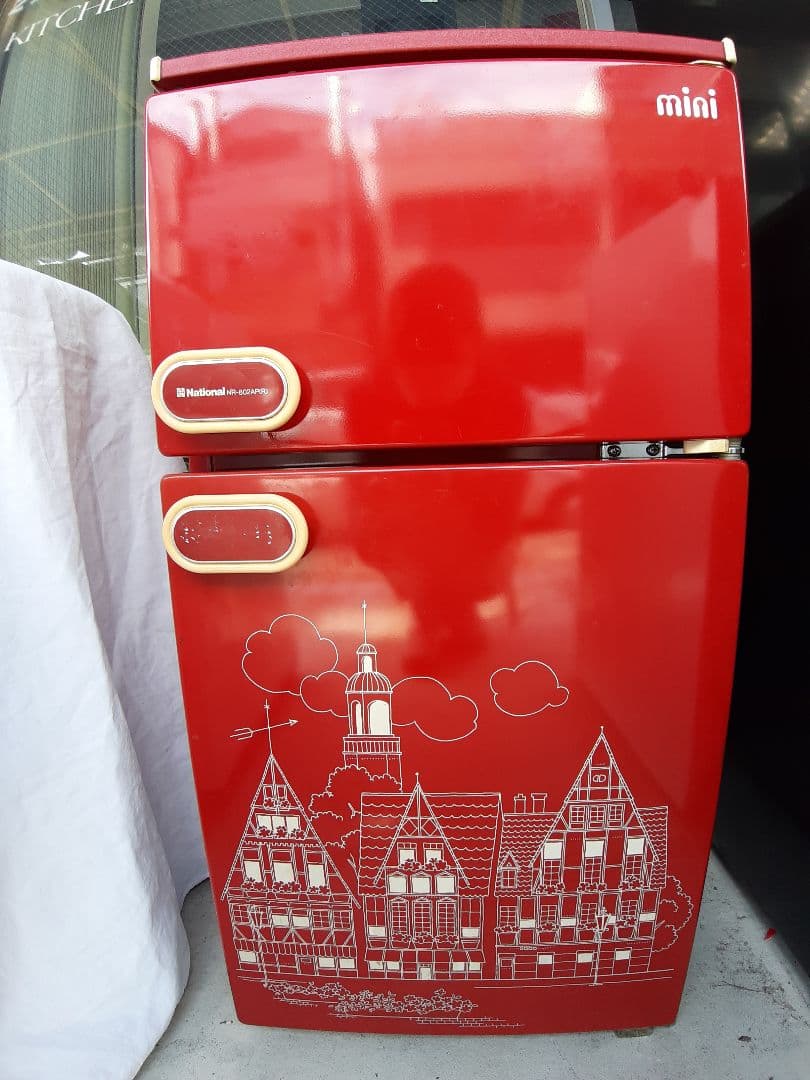 希少 昭和レトロ National 2ドア 冷凍 冷蔵庫 NR-802AP - メルカリ