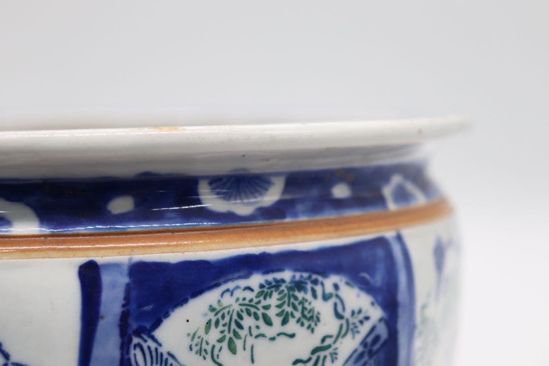 明治期　伊万里　香炉　初期印判　送料込み0515