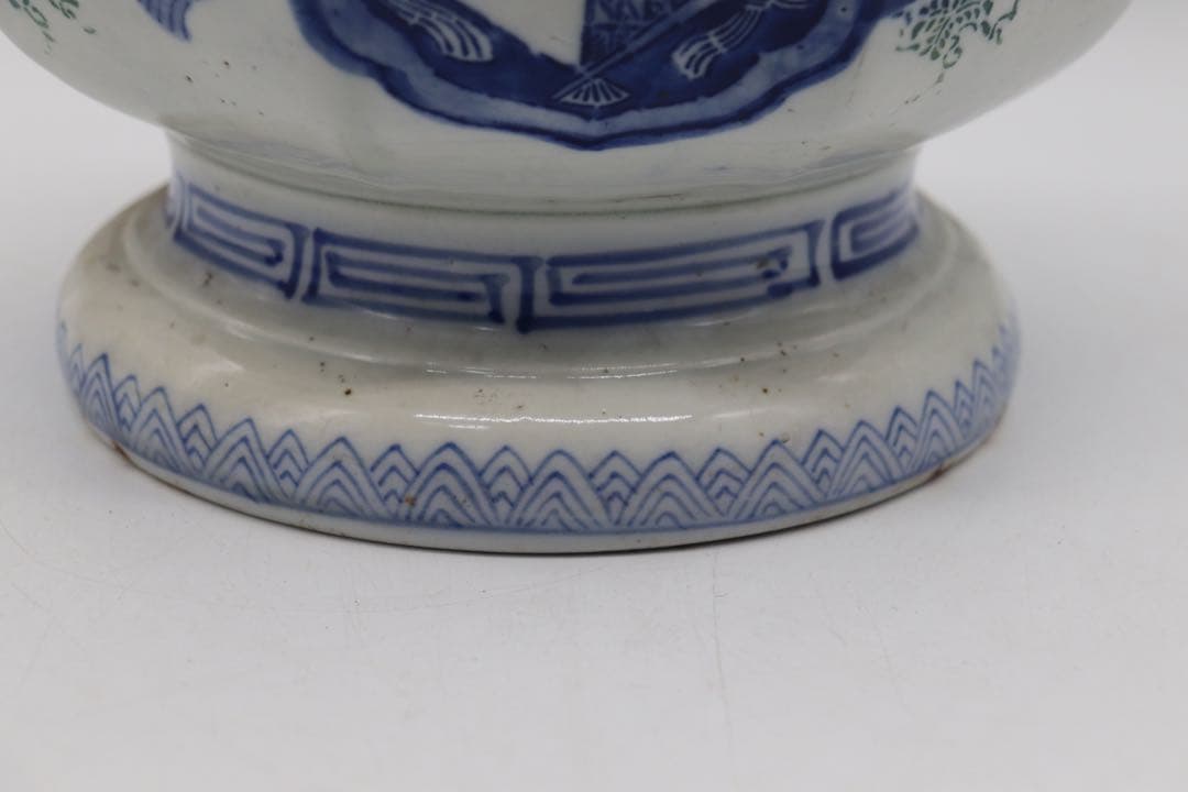 明治期　伊万里　香炉　初期印判　送料込み0515