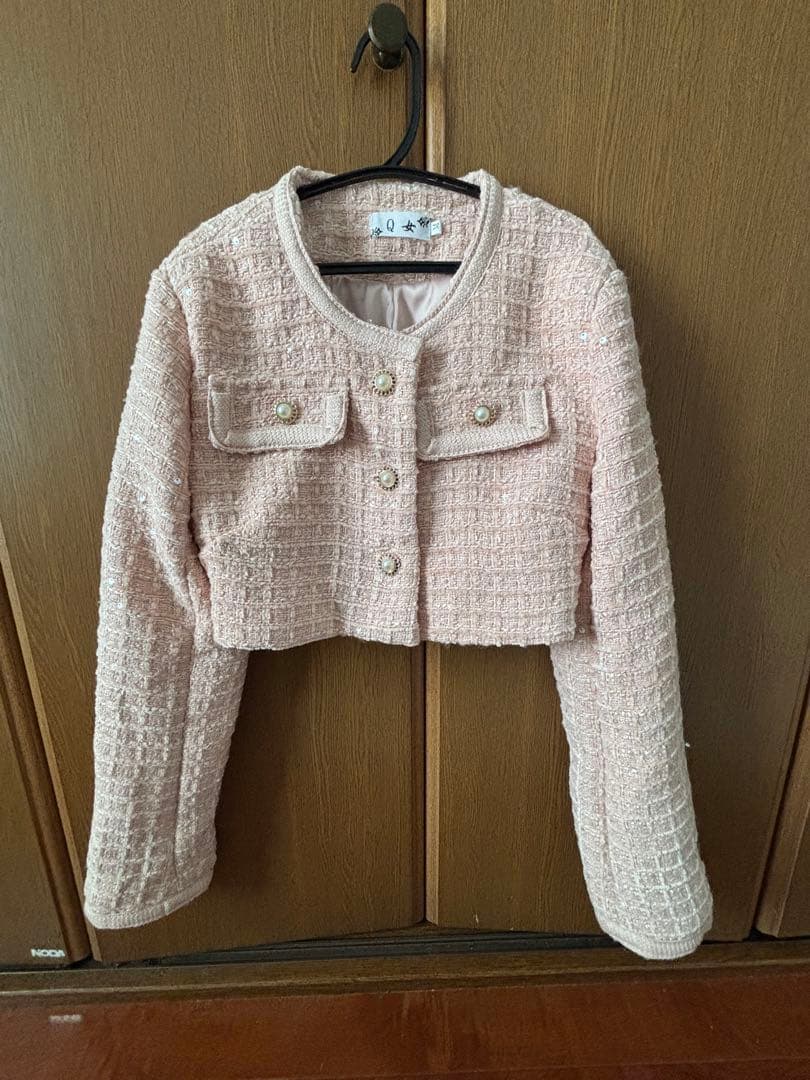 ピンク チュールワンピース×ジャケット M ｜オケージョン・パーティー