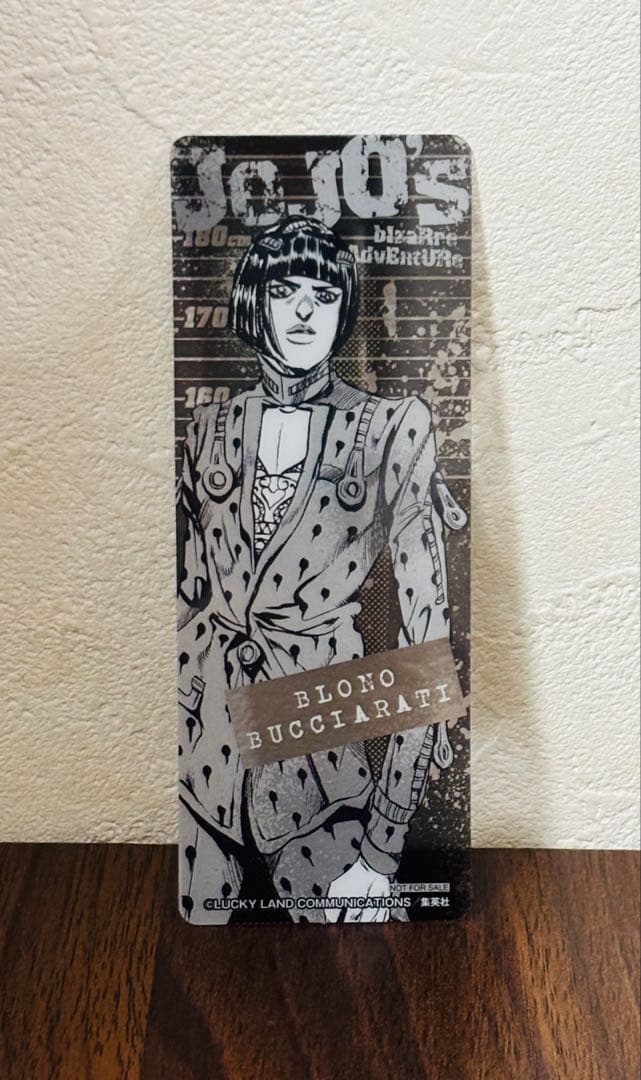 非売品】ジョジョ5部 黄金の風 購入特典 クリアブックマーク