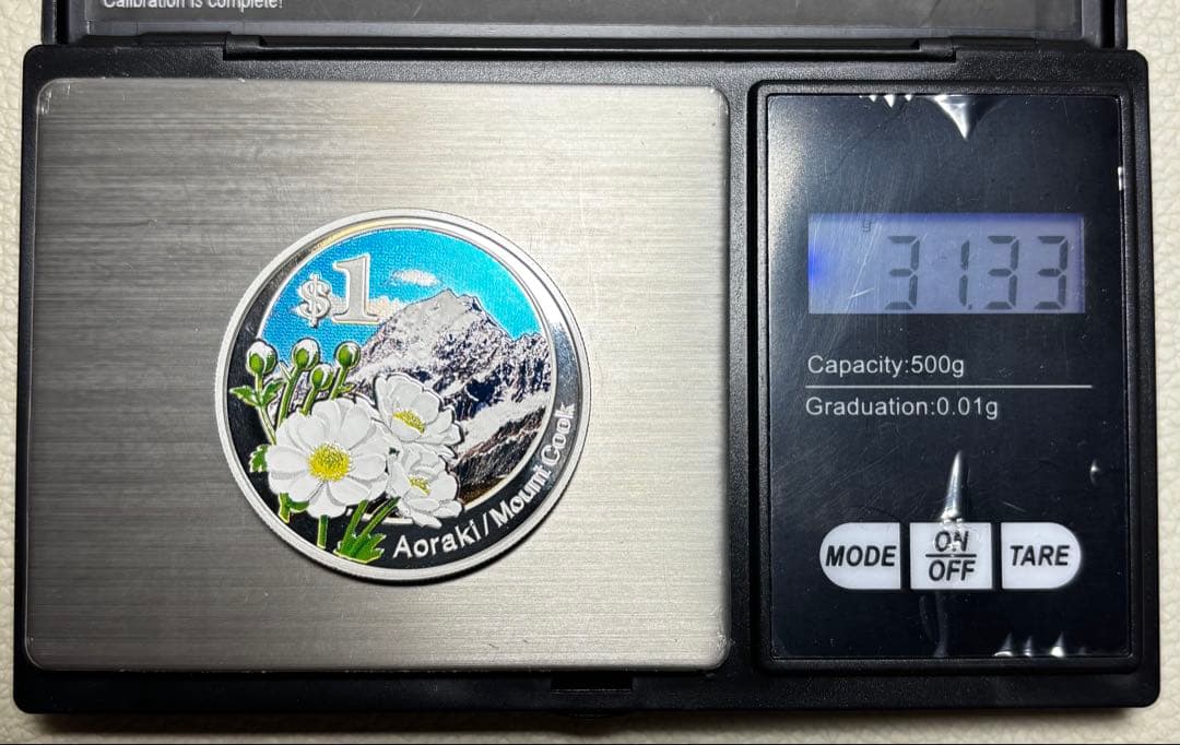 ニュージーランド 2007年 Aoraki/Mount Cook 銀貨 New Zealand $ 1 Proof Silver Coin Aoraki / Mount Cook 2007 2007