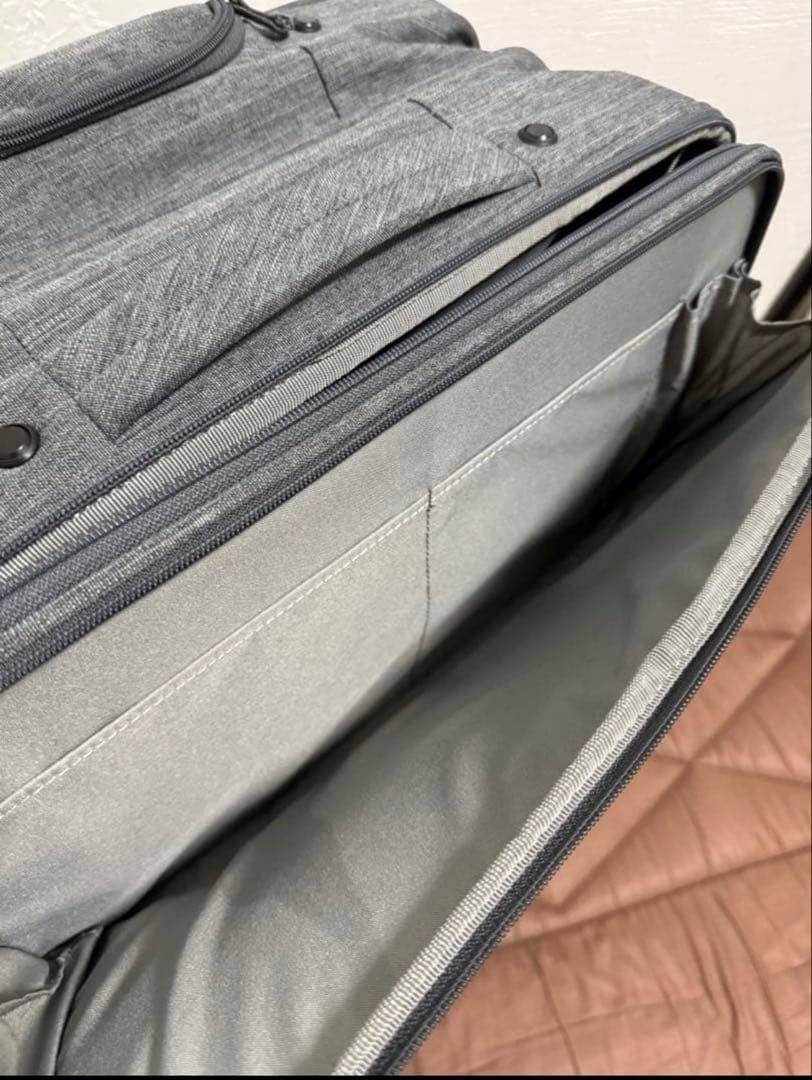 廃盤品】無印良品 ソフトキャリーケース Lサイズ グレー - メルカリ