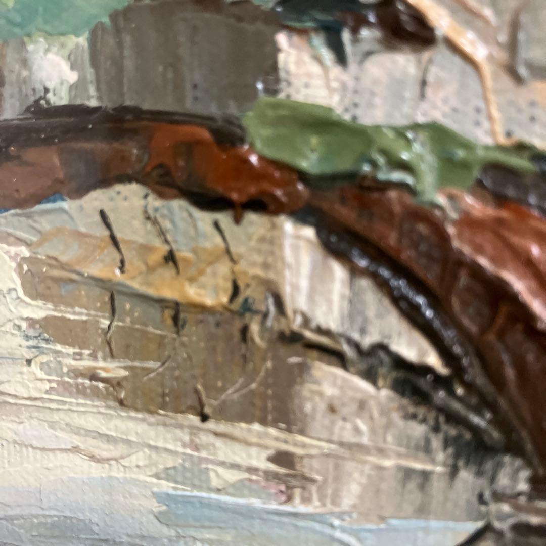 アンドレプティ油彩画 風景画5Ｆサイン入り