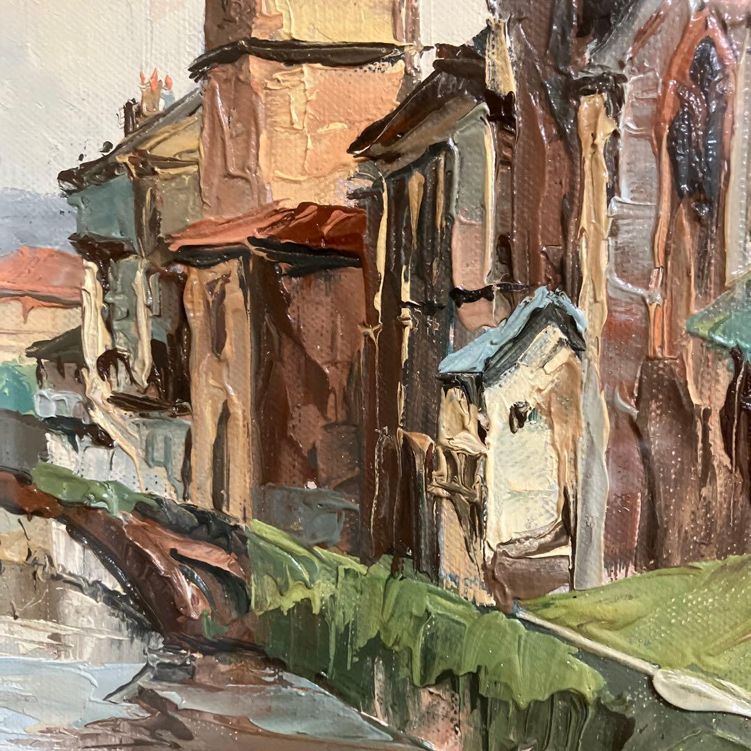 アンドレプティ油彩画 風景画5Ｆサイン入り